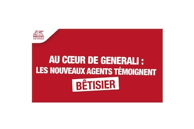 Au cœur de GENERALI : Les nouveaux agents témoignent – Le Bêtisier