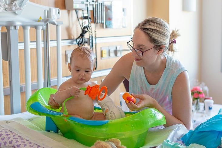 enfant malade hôpital parent aidant